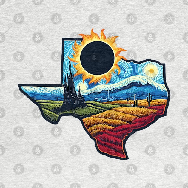 Solar Eclipse Texas by JessArty